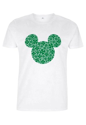 DISNEY CLASSIC MICKEY CLOVER FILL - T-Shirt print - white