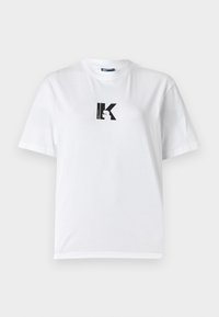 K LOGO - Basic T-shirt - white