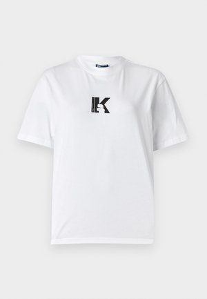 Karl Lagerfeld Jeans K LOGO - T-shirts - white