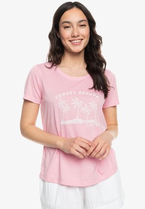 CHASING THE WAVE - Camiseta estampada - pink