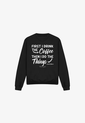 Cotton Soul, GILMORE GIRLS FIRST I DRINK THE COFFEE - Sweatshirt - black
