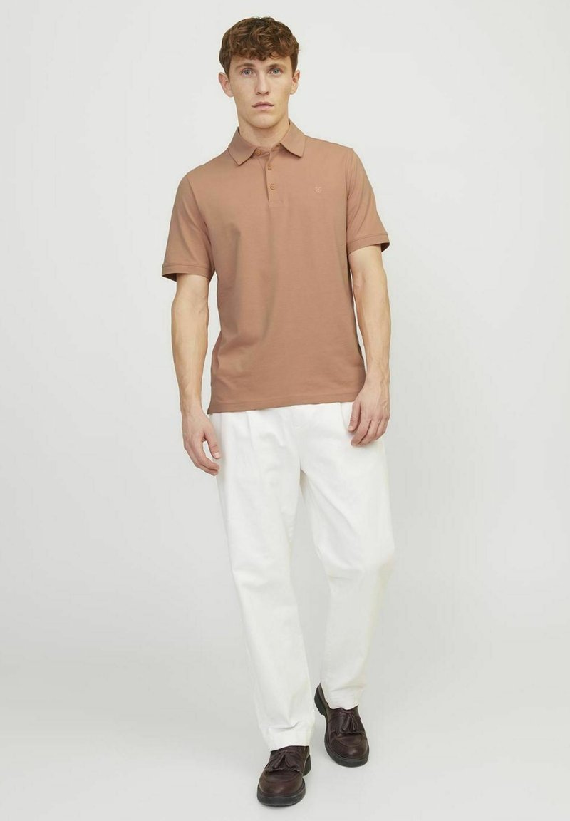Jack & Jones PREMIUM Poloshirt gemêleerd donkerroze Jack & Jones PREMIUM Poloshirt gemêleerd donkerroze
