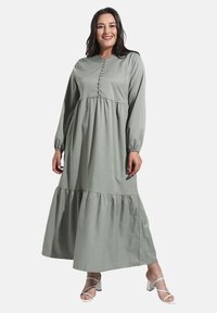Modanisa TYPE PATTERN - Maxi šaty - olive green