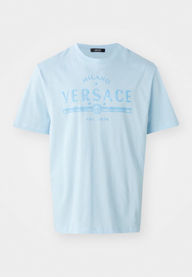 Versace T-shirt print blauw Versace T-shirt print blauw