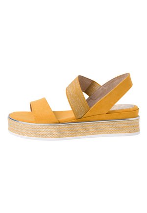 Marco Tozzi Platform sandals - yellow
