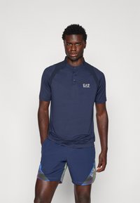 EA7 Emporio Armani MAGLIA - T-skjorte til trening - armani blue