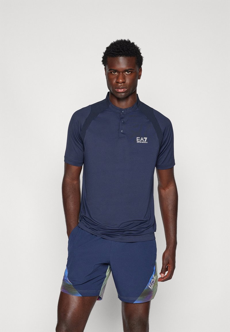 EA7 Emporio Armani MAGLIA - T-skjorte til trening - armani blue