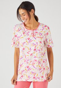 Damart PEIGNÉ SET - Pijama - rouge graphique