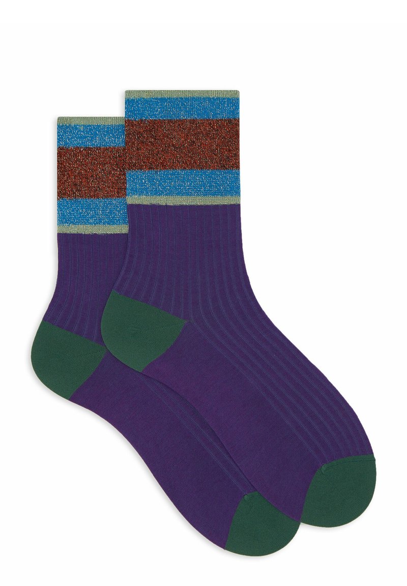 Gallo TINTA UNITA A POLSO RIGHE  - Socken - vescovo