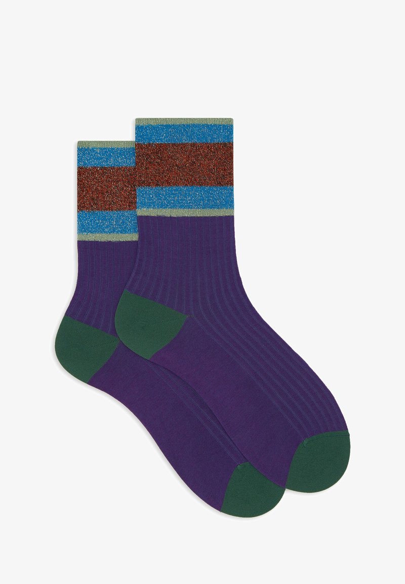 Gallo TINTA UNITA A POLSO RIGHE  - Socken - vescovo