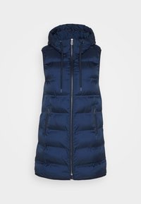 TOM TAILOR LONG LIGHTWEIGHT VEST - Vesta - sky captain blue