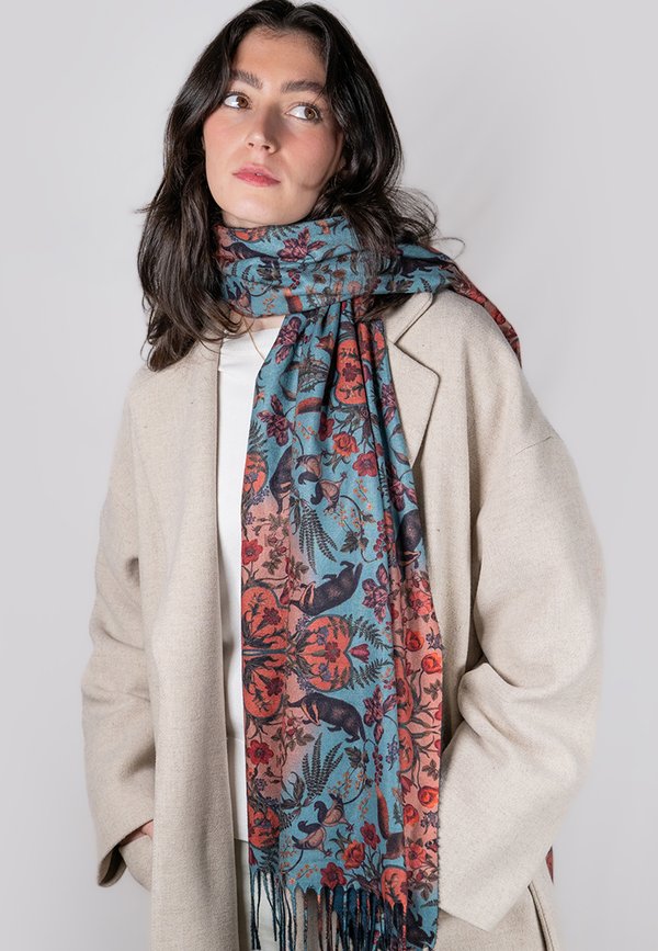 WOLF GARDEN WITH TASSELS - Schal