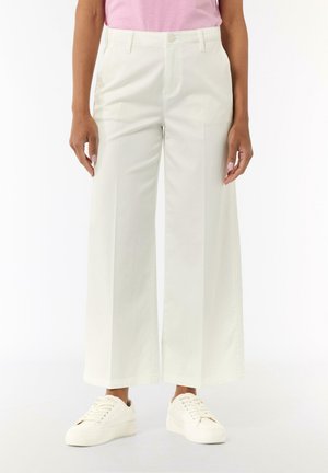 comma casual identity CULOTTE MIT WEITEM BEIN
 - Relaxed fit jeans - weiß