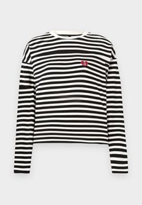 ONLLIVINA O NECK STRIPE  - Pitkähihainen paita - black