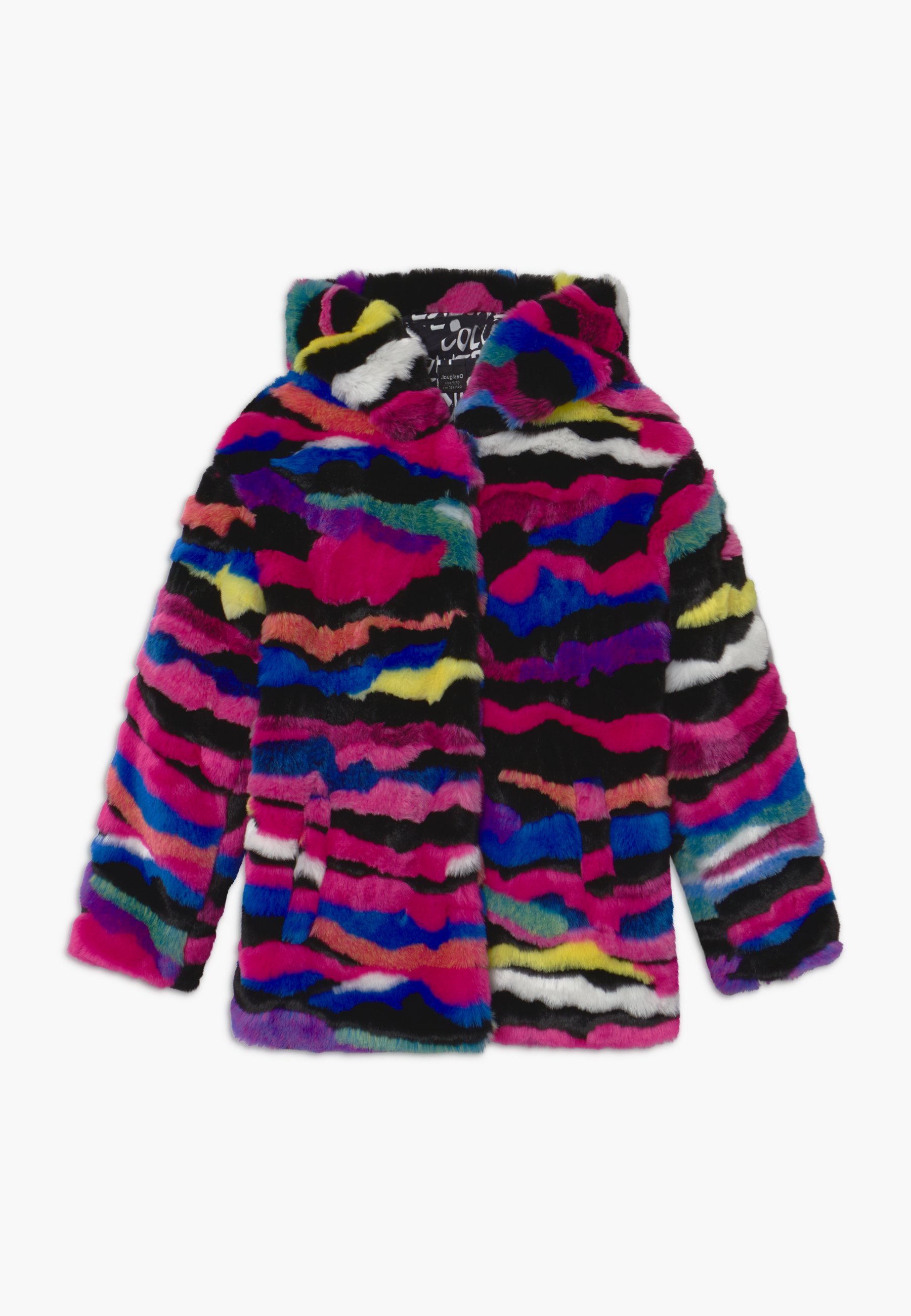 Desigual Peluche Winter Jacket Red Zalando Co Uk