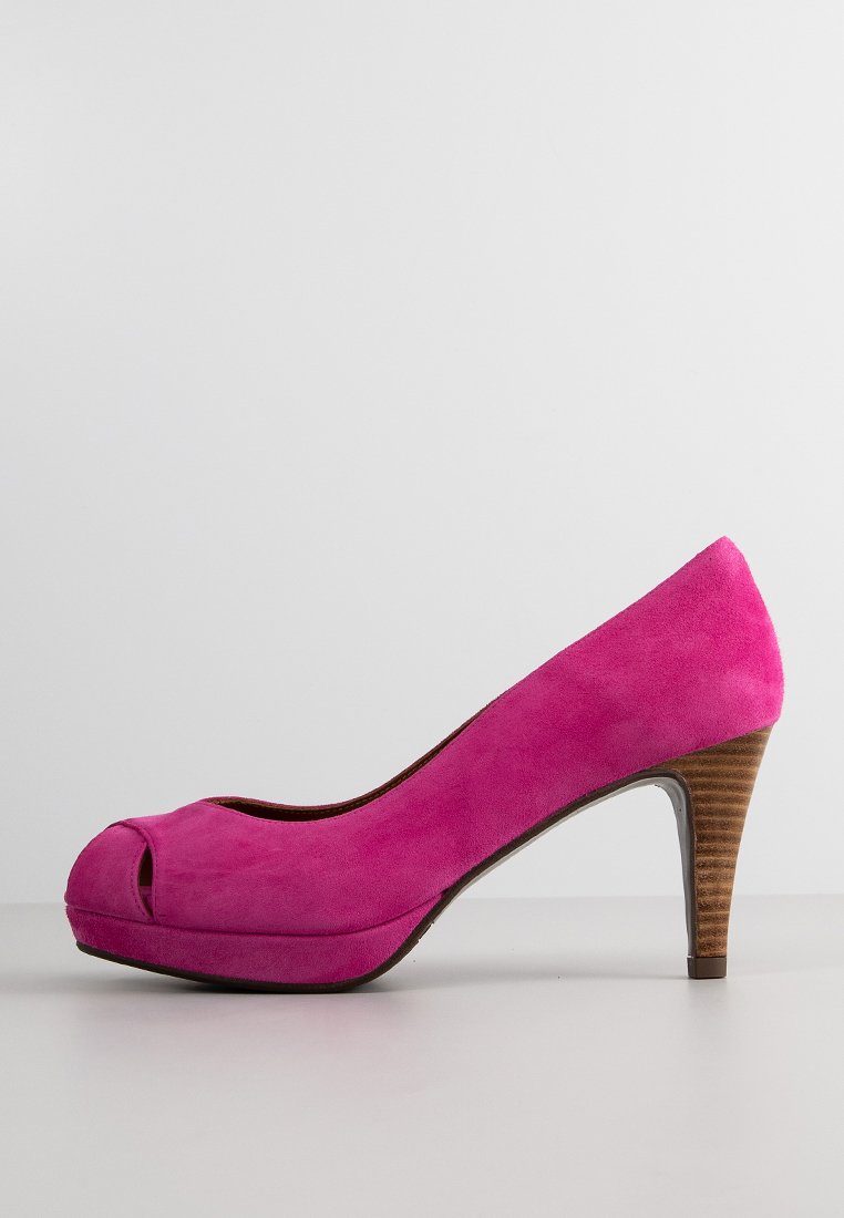 Pantofi peep toe cu toc