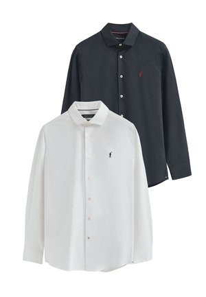 2 PACK  - Overhemd - white-navy