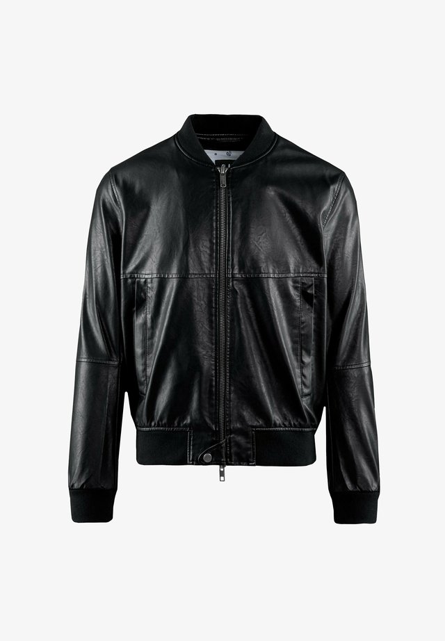 Giacca in similpelle - black