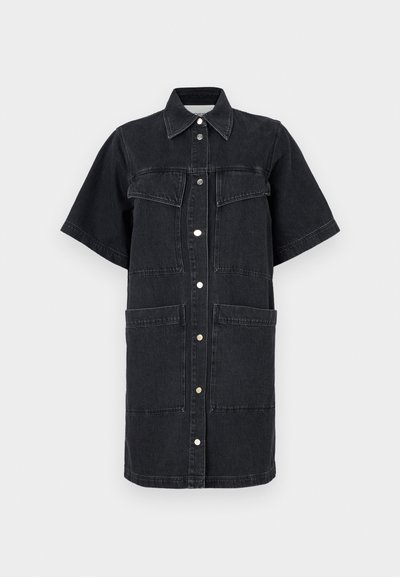 CLOSED MINI DRESS - Vestido de ganga - dark grey