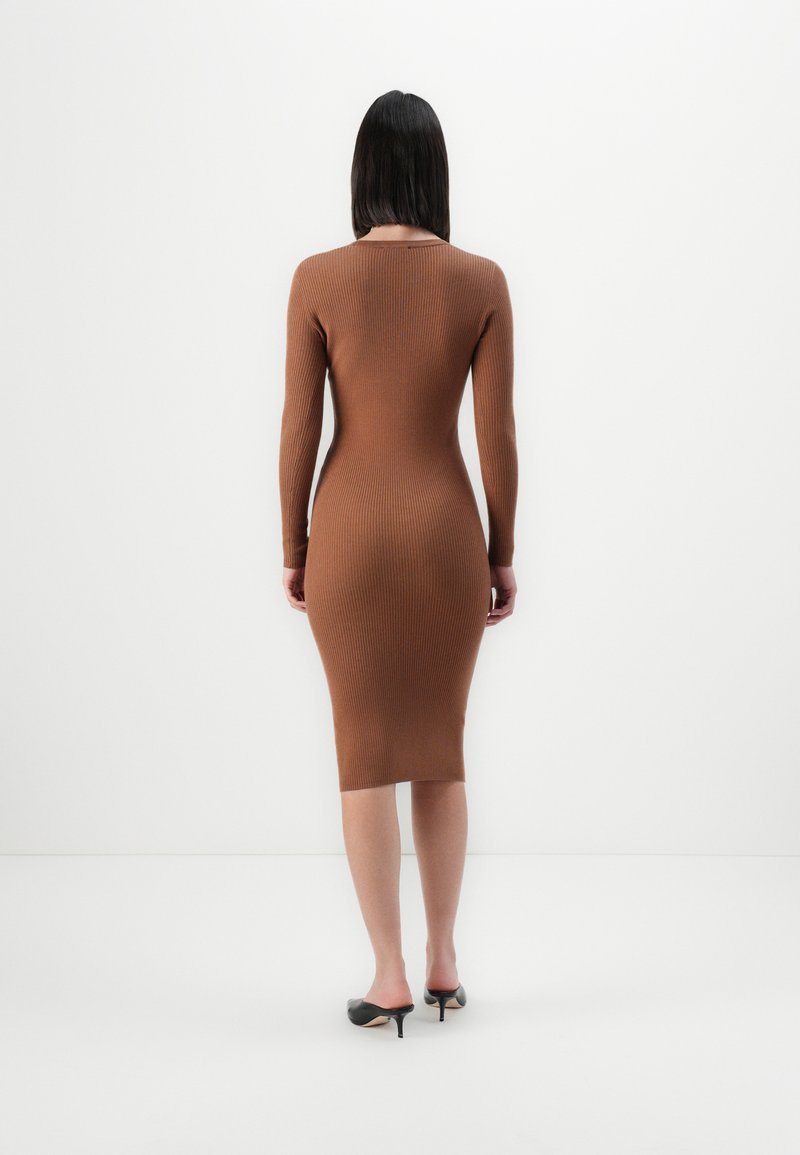 elisabetta franchi brown dress Abito Red Carpet Coffee Elisabetta Franchi  FerrarisBoutique