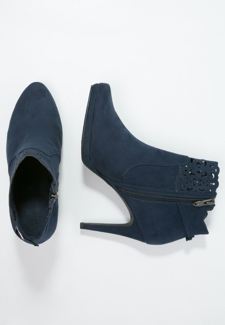 Tamaris Bottines à talons hauts dark blue/bleu marine (Seconde