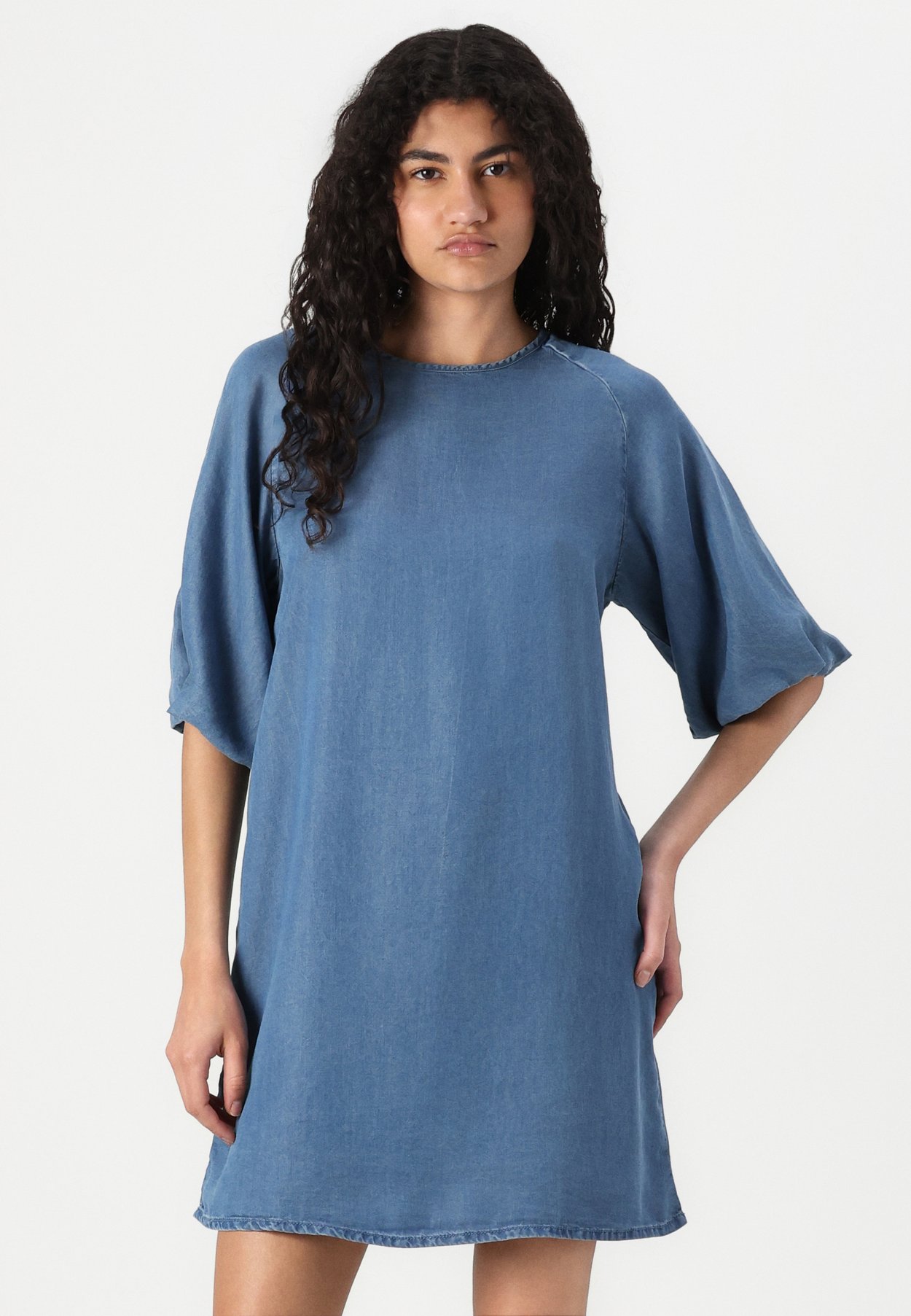 ONLPEMA PUFF SLEEVE MIDI DRESS