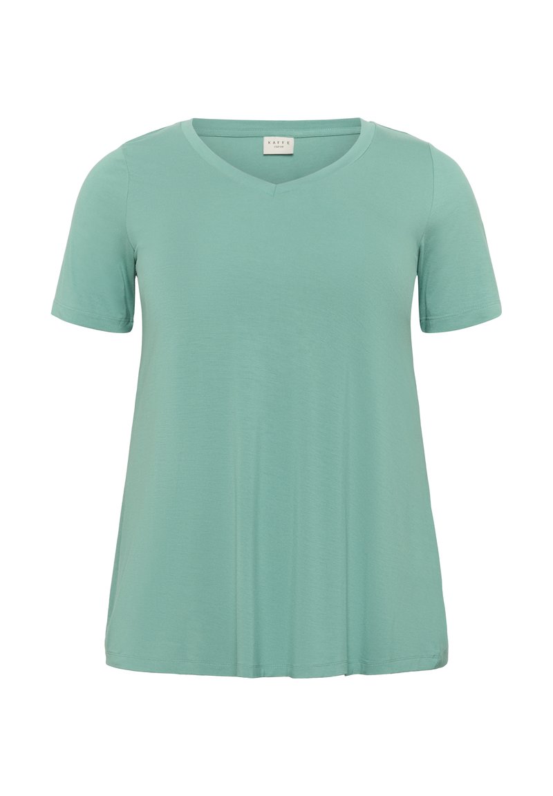 Kaffe Curve T-shirt basic petrol