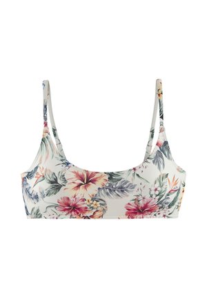 Bikini-Top - creme bedruckt