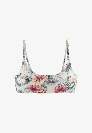 LASCANA Bikini top - creme bedruckt