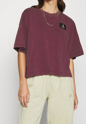 T-Shirt print - bordeaux