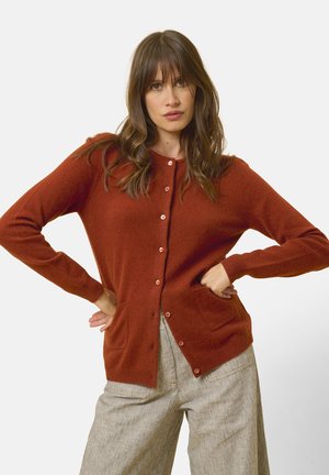 Just Cashmere Gilet - squirrel