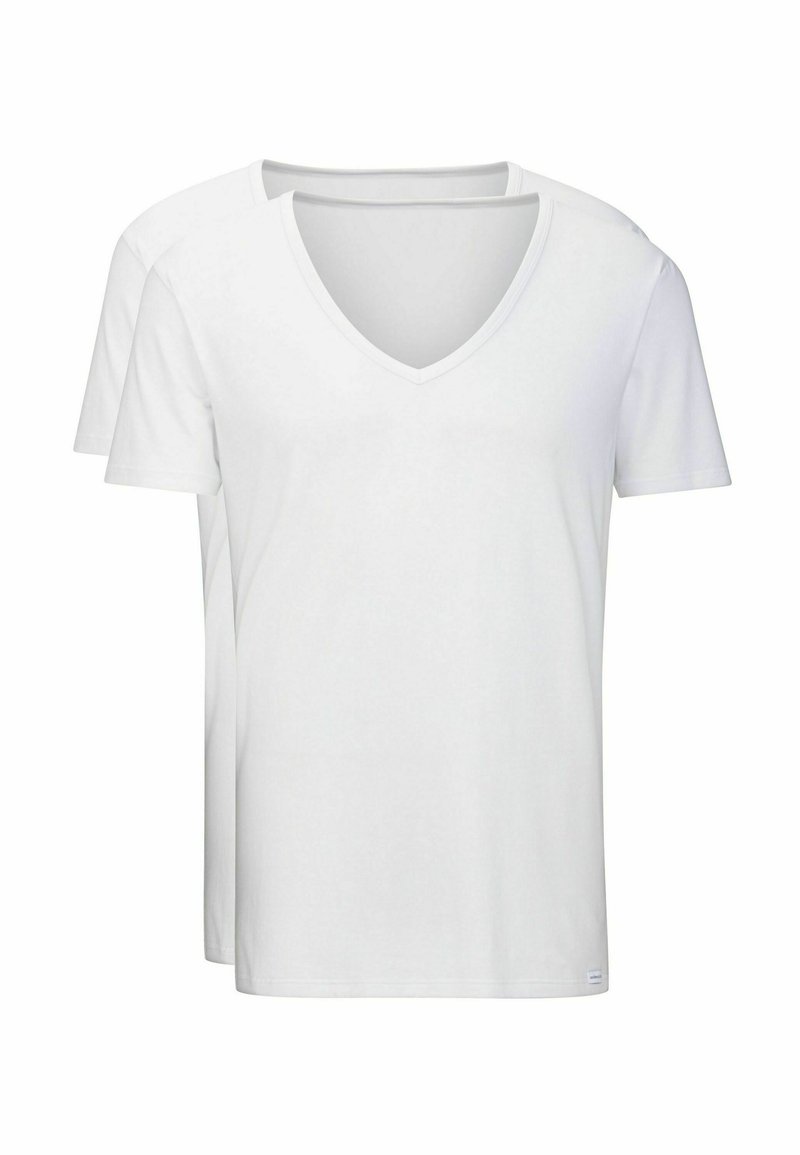 Herren Unterhosen | Seidensticker 2-PACK COMFORT Unterhemd/-shirt white/weiß - JP51339 Herren Unterhosen | Seidensticker 2-PACK COMFORT Unterhemd/-shirt white/weiß - JP51339