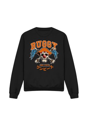NETFLIX, ONE PIECE BUGGY COLLEGIC SKULL - Sweatshirt - black