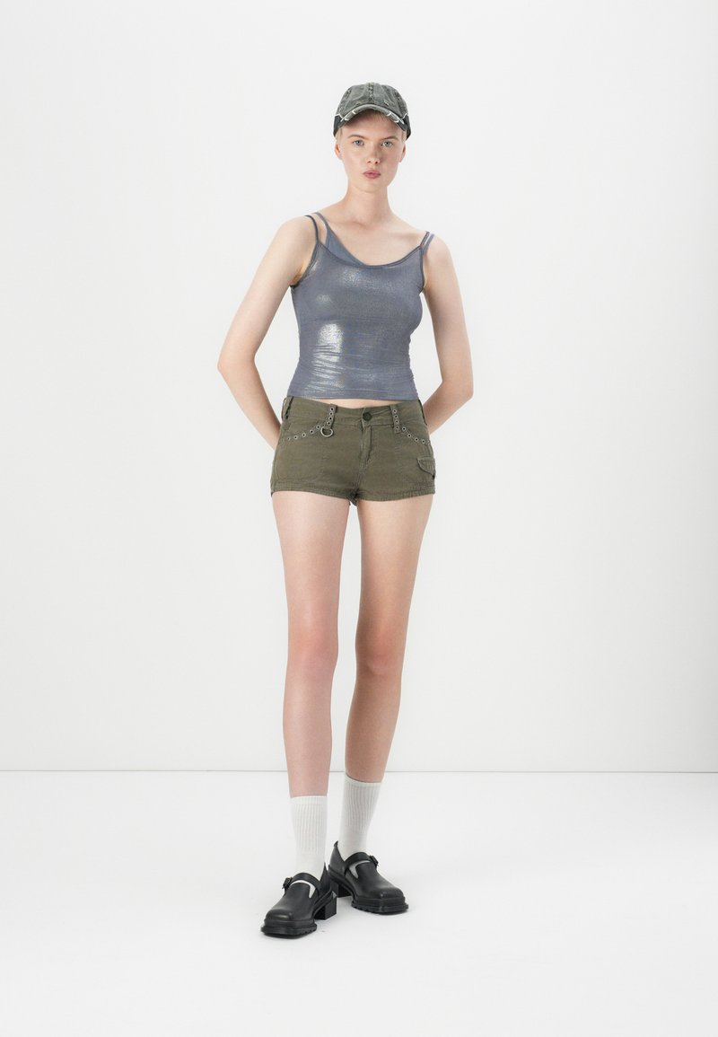 Jaded London DOUBLE LAYERED - Top - blue/blau - Zalando Jaded London DOUBLE LAYERED - Top - blue/blau - Zalando