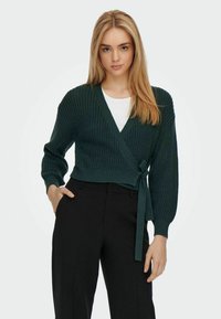 ONLY - BREDA WRAP NOOS - Cardigan - green gables Miniatyrbilde 1