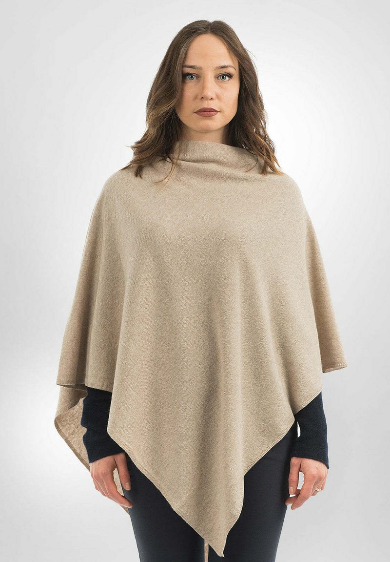 Dalle Piane Cashmere BLEND - Pončo - beige