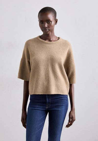 Mother THE HUSTLER FLOOD FRAY - Jean bootcut - dark blue