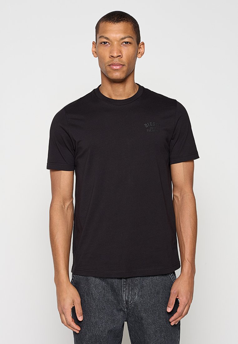 Diesel T-shirt basic zwart Diesel T-shirt basic zwart