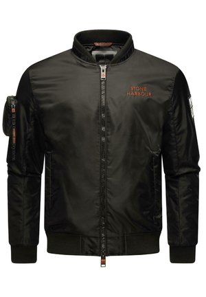 BERKOO - Bomber Jacket - black