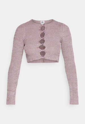 BDG Urban Outfitters BUTTON JUMPER - Kardigán - purple