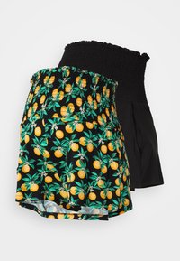 2 PACK - Spodnji deli trenirk - black/multi-coloured