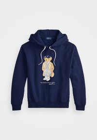 POLO BEAR FLEECE HOODIE - Pulover s kapuco - newport navy