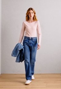 Marc O'Polo LONG SLEEVE BOAT NECK - Tops ar garām piedurknēm - dusty rose
