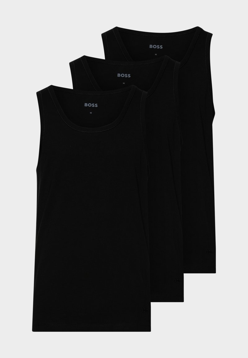 BOSS TANK CLASSIC 3 PACK Undershirt black Zalando.co.uk