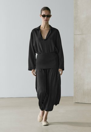 FLOWING  - Blouse - dark brown