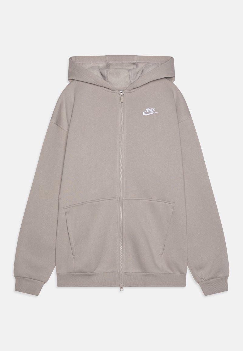 Nike Sportswear CLUB UNISEX - Džemperis su gobtuvu - college grey/white