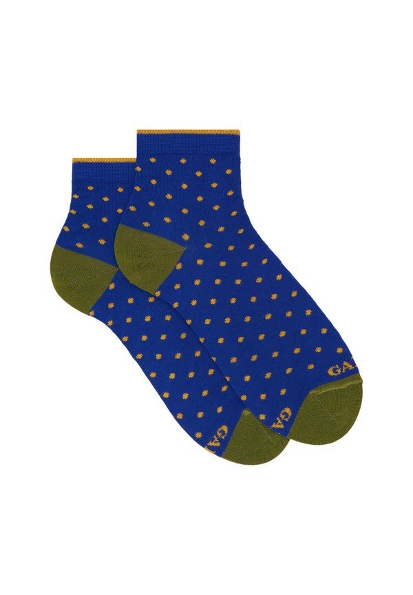 SUPER WITH POLKA DOT PATTERN - Socken - blu