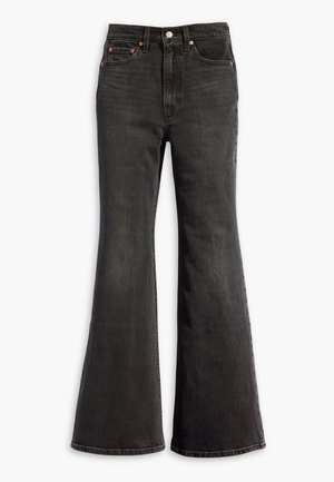 Levi's® RIBCAGE BELLS - Flared Jeans - black denim