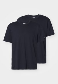 CREWNECK TEE 2 PACK - Navadna majica - black