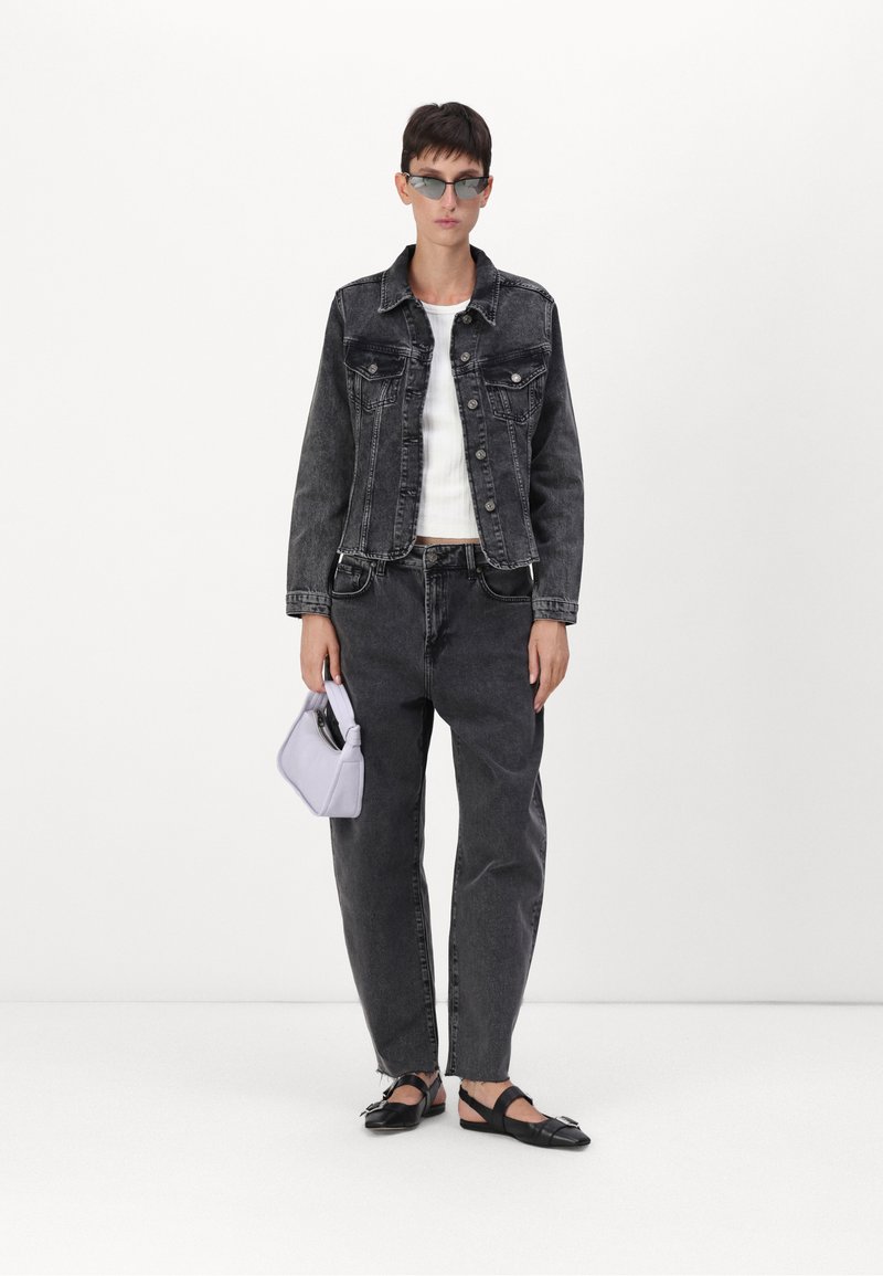 7 for all mankind JAYNE BALLAD - Wide Leg - black - Zalando.co.uk
